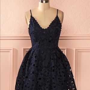 L’Atiste by Amy Navy Lace Dress